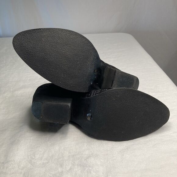 Matisse Booties Sz 9.5 M Women Amuse Society Ankle Black Geometric Whimsigoth - Picture 6 of 10